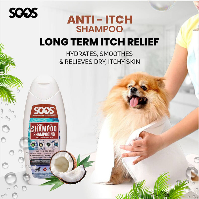 Soos Pets, Anti-Itch Pet Shampoo - 500ML image number null